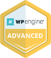 logo WPEngine Advanced partner badge